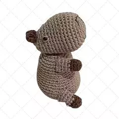 Receita de Amigurumi Capivara