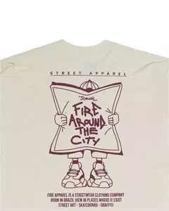 CAMISETA FIRE APPAREL JORNAL MC na internet