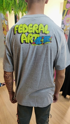 CAMISETA FEDERAL ART 14930 MC CINZA - comprar online