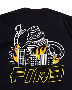 CAMISETA FIRE APPAREL BASICA ROBOT SPRAY - Ethnos Streetwear