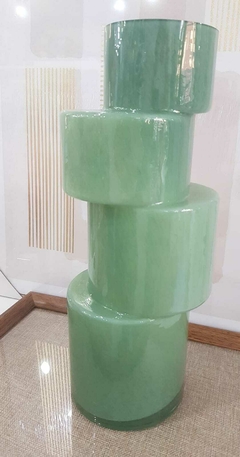 Vaso Decorativo em Vidro na cor Verde na internet