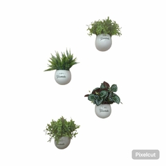 ADORNO DE CERAMICA PLANTE GRATIDÃO - comprar online