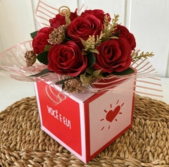 Box Com Buque de Rosas - comprar online