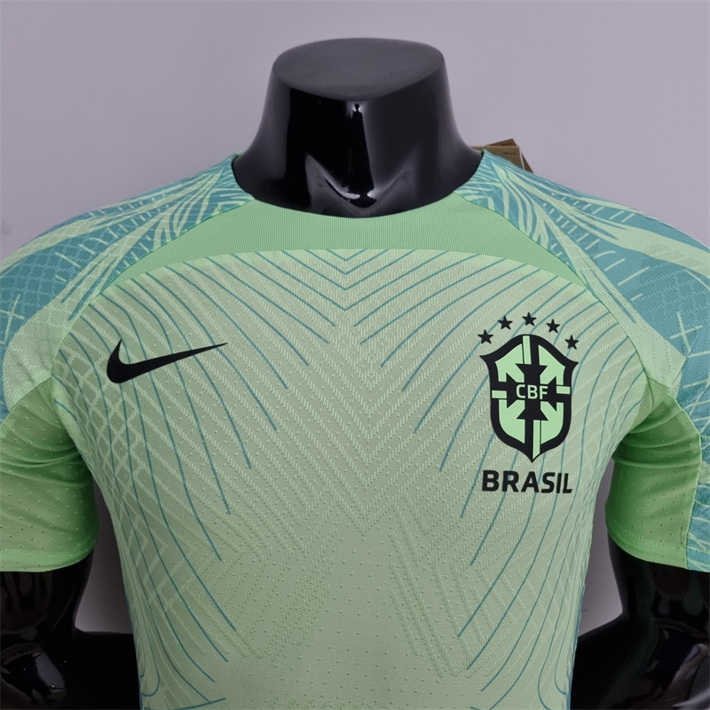 Camisa Nike Seleção Brasileira 22/23 - Versão Jogador Verde Claro