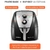 Fritadeira Mondial Air Fryer 8L Preto/Inox AFN-80-BI - 127V - comprar online