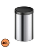 Lixeira redonda, Aço Inox, 40L, com sensor de proximidade, 51x30cm - GH131