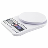 Balança Digital de cozinha doméstica até 10kg - Branca - Plastico ABS GlobalMix - SF400