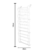 Sapateira vertical de parede e porta para 36 pares - Branca - GH215 - comprar online