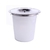 Lixeira de embutir balde plástico, acabamento em aço inox 5 litros GH107 - comprar online