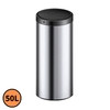 Lixeira redonda, Aço Inox, 50L, com sensor de proximidade, 70,5x30cm - GH134