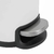 Lixeira retangular slim branca 6L com pedal e fechamento suave da tampa 29x14x30cm - GH117 - Globalmix