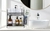 Imagem do Organizador multiuso aramado com cesto lateral - 2 andares para banheiro e cozinha - Preto - GH214