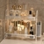 Organizador multiuso aramado com cesto lateral - 2 andares para banheiro e cozinha - Branco - GH213 - loja online