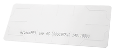 UHF TAG Adherible Tipo Etiqueta / EPC GEN 2 / Se Adhiere al Cristal del Vehículo / Compatible con Lectoras de Largo Alcance PRO12RF y PRO6RF