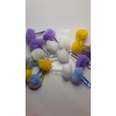 Clips com pompom - comprar online