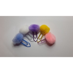 Clips com pompom