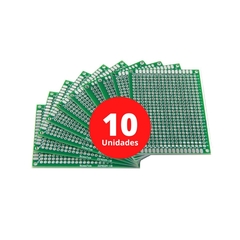 10 UNIDADES Pcb Mini Protoboard 5x7cm FR4 BX040