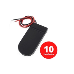 10 UNIDADES Caixa Case Cr2032 (D) 6v Suporte Chave On/off P/ 2 Baterias