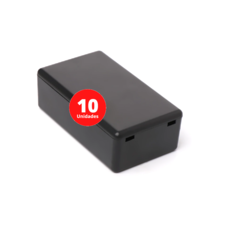 10 UNIDADES Caixa Blackbox P/ Montagem De Circuito Eletrônico 55X30X20