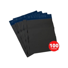 100 Envelope De Segurança 20x30 Saco Plastico Cinza Para Envio nos Correios