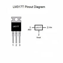 Lm317 COMPONENTE Regulador Tensão 1.2 A 37v To220 - comprar online