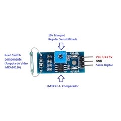 Reed Switch MODULO KY-025 Sensor Magnetico na internet