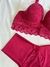 CONJUNTO RENDADO ROSA PINK - Lingerie 5 Stars