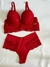 CONJUNTO RENDADO VERMELHO - Lingerie 5 Stars