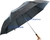 Guarda chuva Preto Gigante Automático Cabo Madeira 1,20CM 8 Varetas