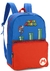 Mochila Escolar Juvenil Super Mario Grande Azul Original Luxcel - comprar online