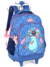 Mochila Mochilete Rodinha e Costa Stitch Disney Grande 48cm Com Puxador Original na internet