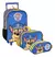 Kit Mochila Rodinha Paw Patrol Canina + Lancheira + Estojo Duplo Original Luxcel