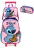 Kit Mochila Infantil Stitch Sweet + Lancheira Térmica + Estojo simples