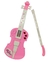 Violino Infantil A Pilha Musical Com Luzes Brinquedo 38CM Rosa