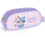 Estojo Nécessaire Escolar Triplo Stitch Disney Lilas 03 Divisórias Original - Penal