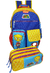 Kit Mochila Costa Escolar Super Mario Grande + Estojo Triplo 03 Ziper Original Chenson - loja online