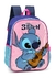 Mochila Costa Escolar Infantil Stitch Media Original Licenciada Luxcel - comprar online