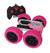 Super Carrinho Controle Remoto Barbie Stunts Maluco Gira Luz - Brinkmix Brinquedos e Mochilas LDTA