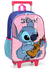 Kit Mochila Infantil Stitch Sweet + Lancheira Térmica + Estojo simples - Brinkmix Brinquedos e Mochilas LDTA