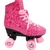 Patins Roller Rosa 4 Rodas Freio Menina Reforçado Estilo Original Calça 28 a 32 - comprar online