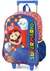 Kit Mochila Rodinha Super Mario + Lancheira Estojo Original Luxcel - Brinkmix Brinquedos e Mochilas LDTA