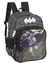 Mochila Costa Escolar infantil batman 45cm Original reforçada Luxcel + Carrinho Metal batman