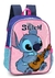 Mochila Costa Escolar Infantil Stitch Media Original Licenciada Luxcel