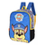 Mochila Costa Infantil Patrulha canina Paw Patrol Media Original Luxcel