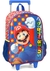 Kit Mochila Rodinha Super Mario + Lancheira Estojo Original Luxcel