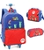 Kit Mochila Rodinha e Costa Grande Super Mario + Lancheira T + Estojo Duplo