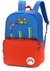 Mochila Escolar Juvenil Super Mario Grande Azul Original Luxcel - Brinkmix Brinquedos e Mochilas LDTA