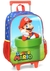 Imagem do Kit Mochila Rodinha Super Mario + Lancheira Estojo Original Luxcel