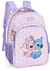 Mochila Costa Grande Stitch Disney Com Chaveiro Lilas Original Licenciada