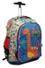 Mochila Rodinha E Costa DeLuxe Dino Dinossauro Diplo Docus Original Chenson CP58167-A